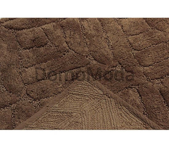 Коврик для ванной Indian Handmade Lime RIS-BTH-5229 BROWN - высокое качество по лучшей цене в Украине изображение 4.